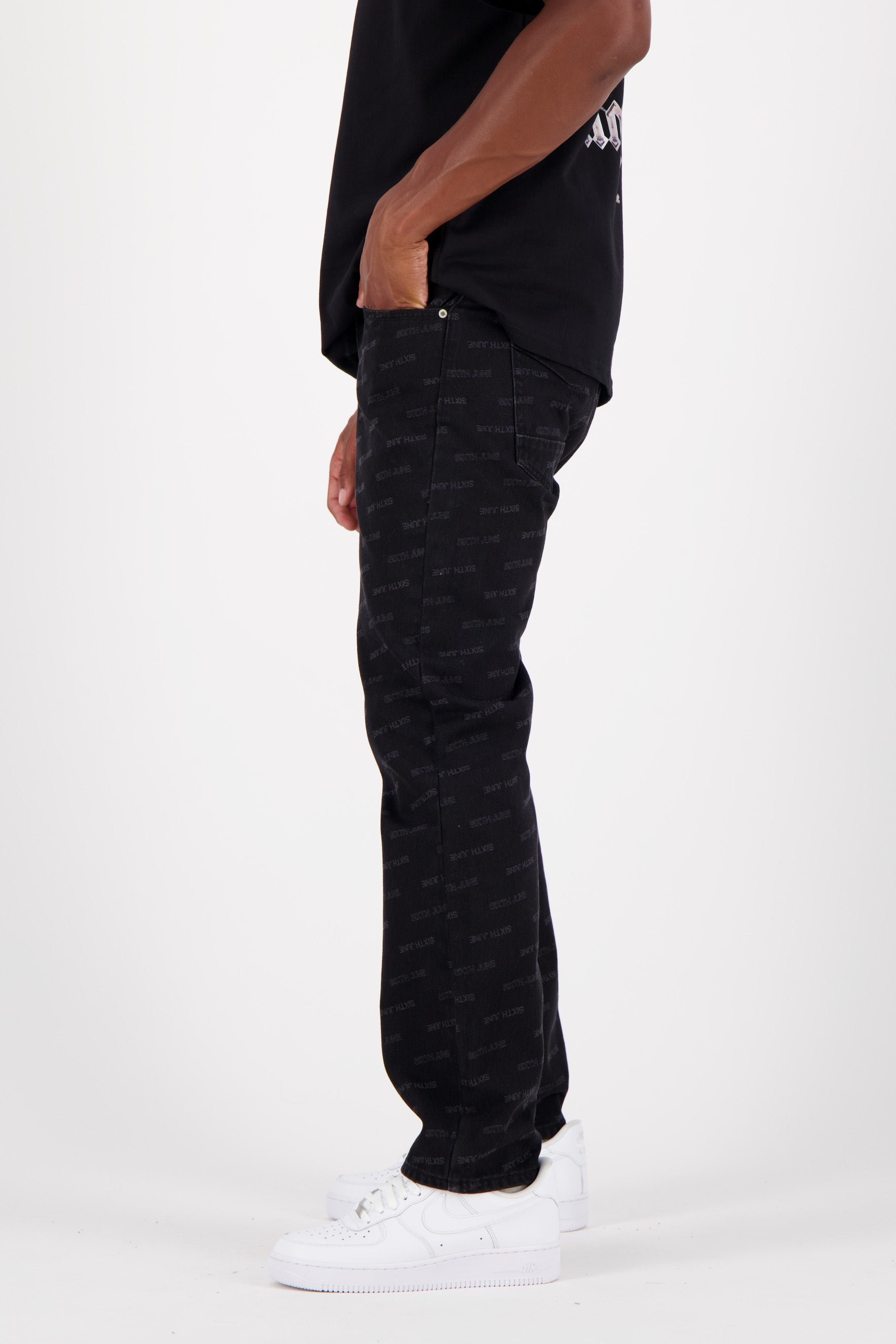 Denim pants logomania 23426-BLAC