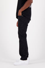Denim pants logomania 23426-BLAC