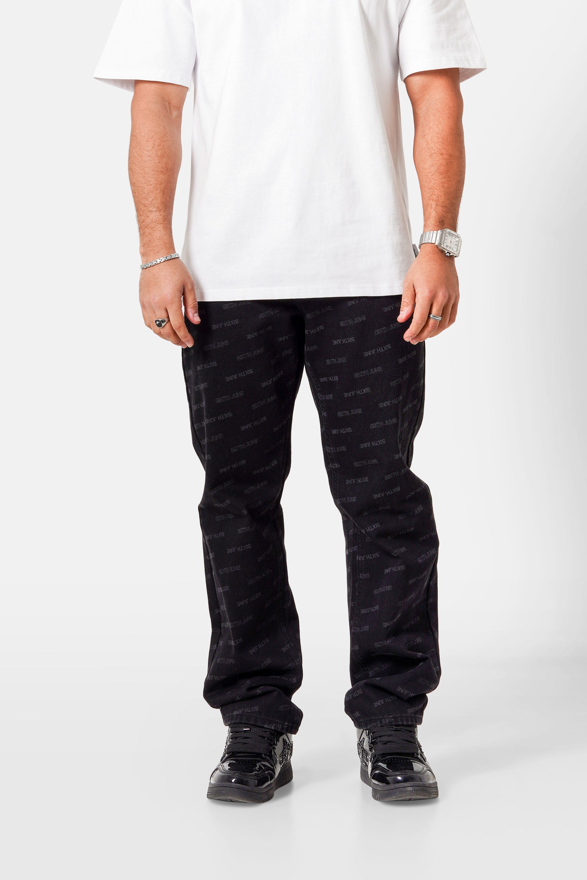 Denim pants logomania 23426-BLAC