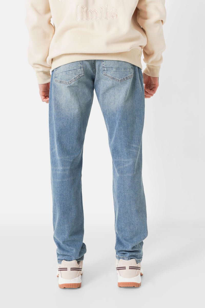 Regular scratched jeans 23561-BLUE