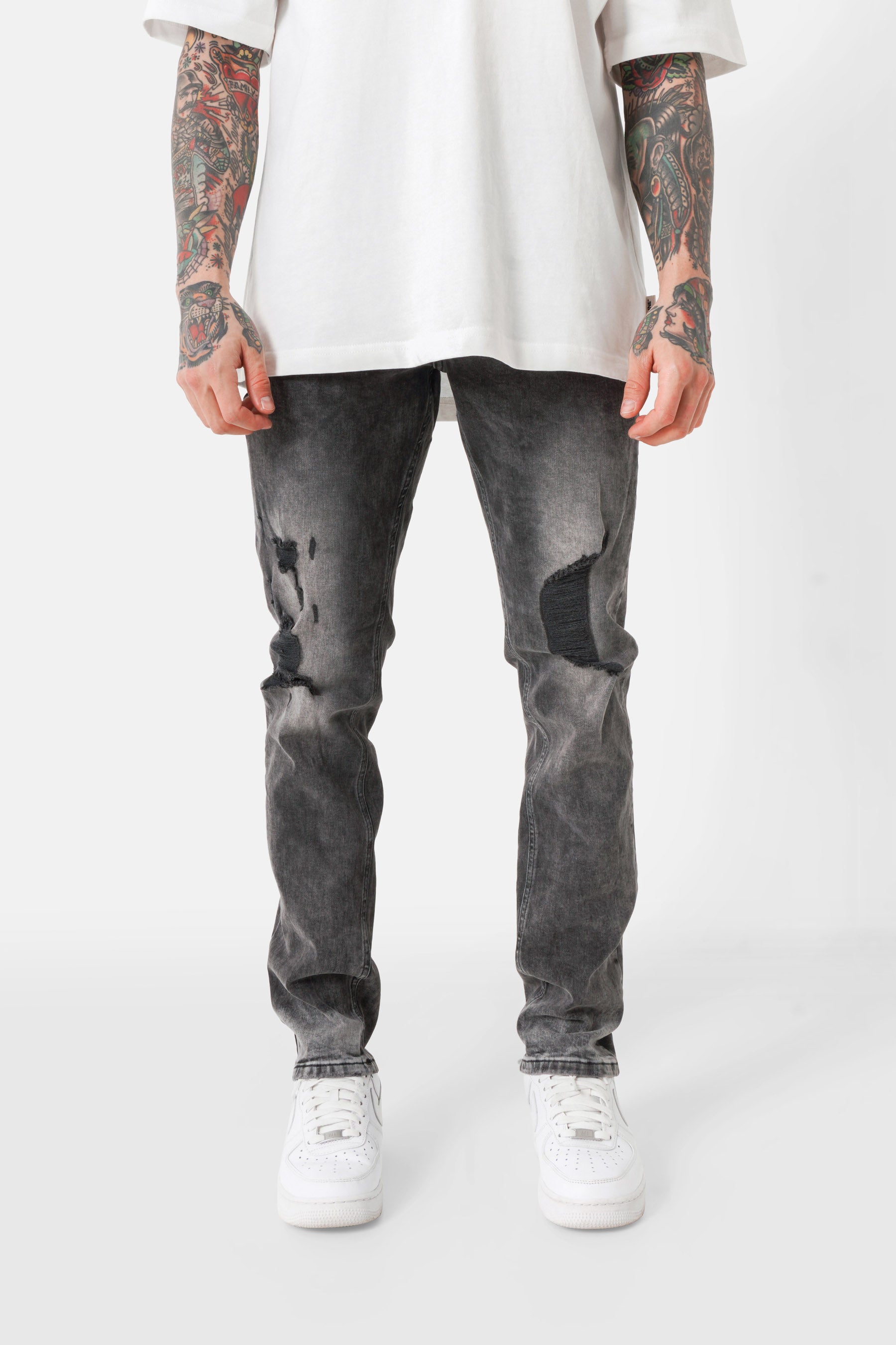 Washed out Jeans 23568-DGRE