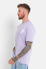 Summer crew t-shirt Purple