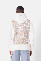 Hoodie azujelos back print 23982-WHSA