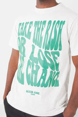 Take the risk Tee 25007-LGRE