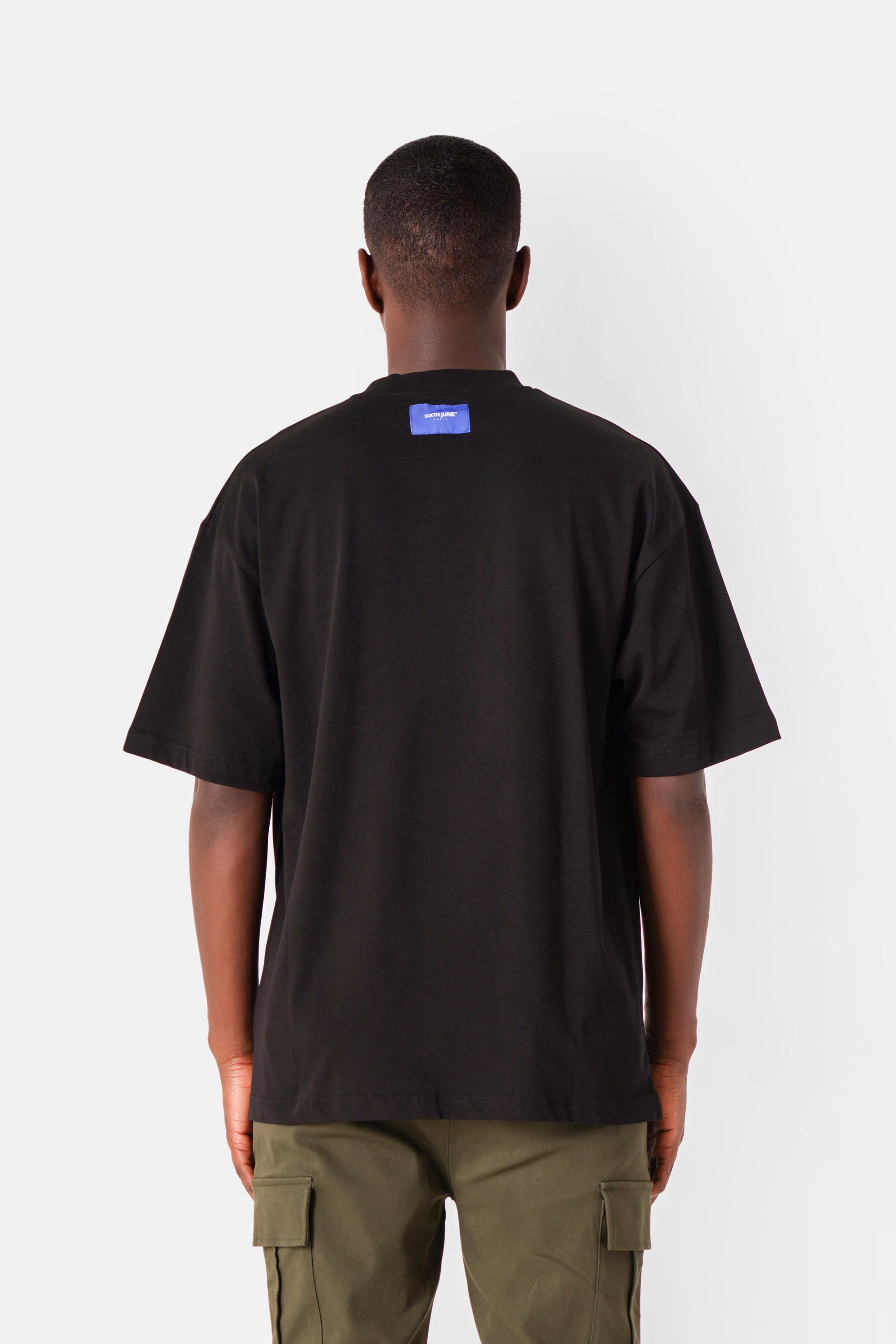 SS t-shirt freedom 25027-BLAC