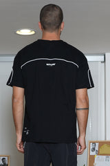 SS t-shirt nylon tech 25107-BLAC