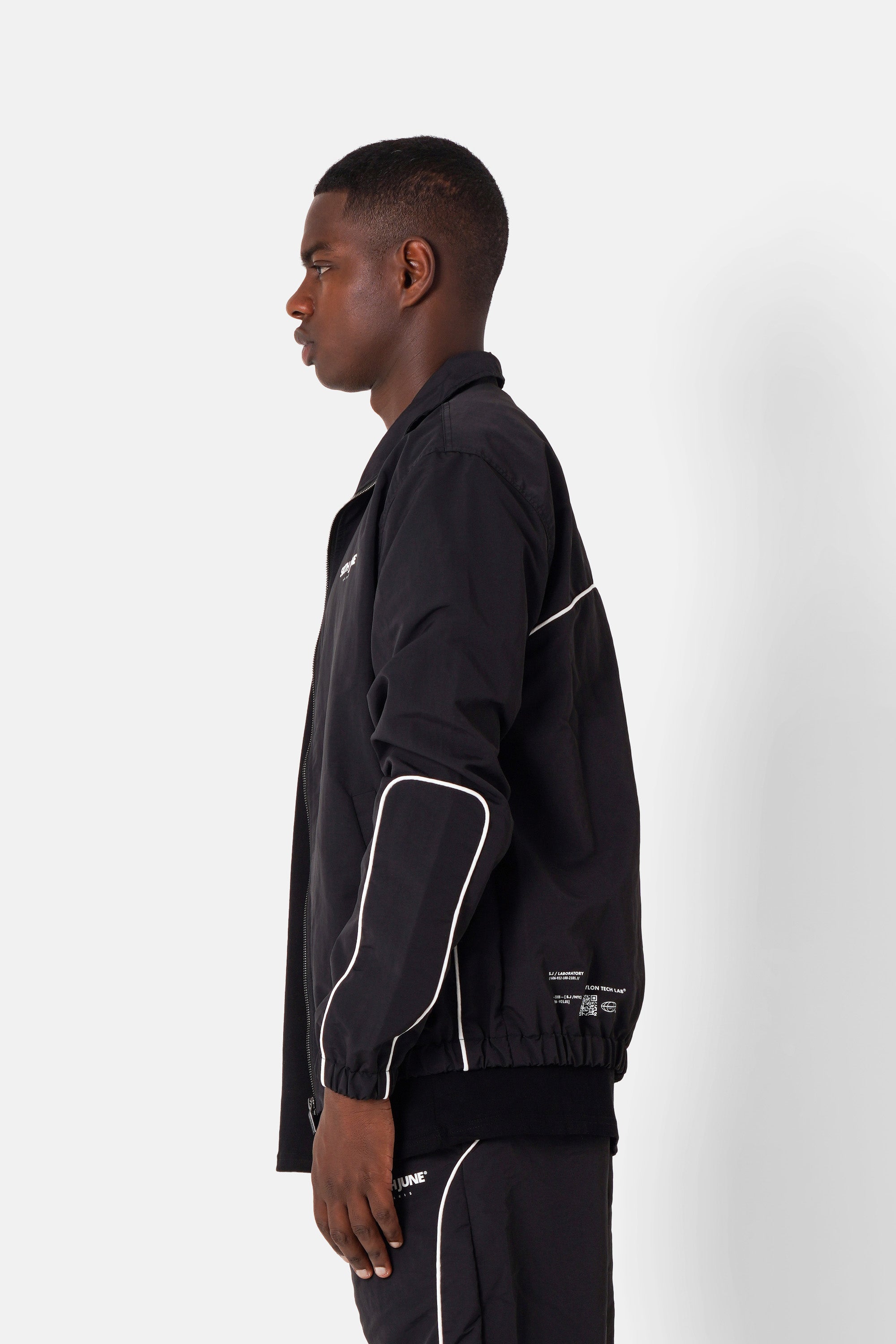 Jacket nylon tech 25108-BLAC