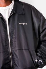 Jacket thick nylon 25118-BLAC