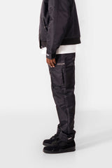 Cargo pants thick nylon 25119-BLAC