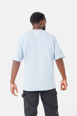 T-shirt short sleeves floral 25140-LBLU