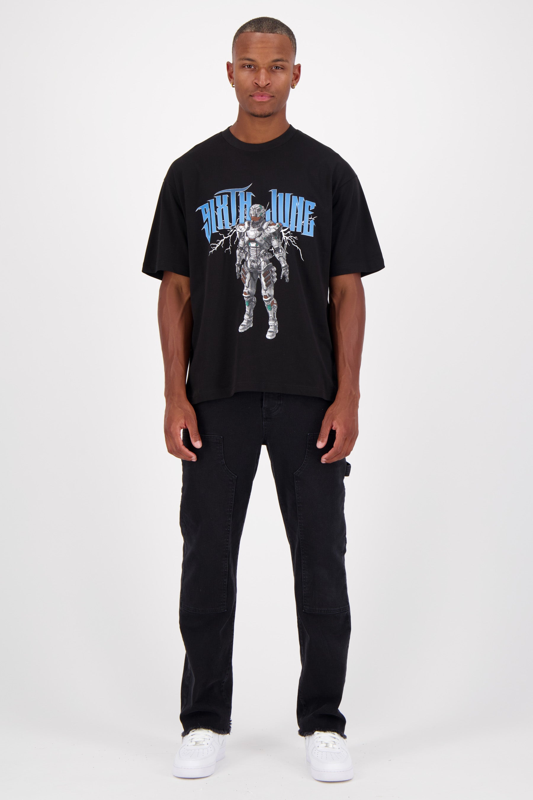 Transformer print Tee 25175-BLAC