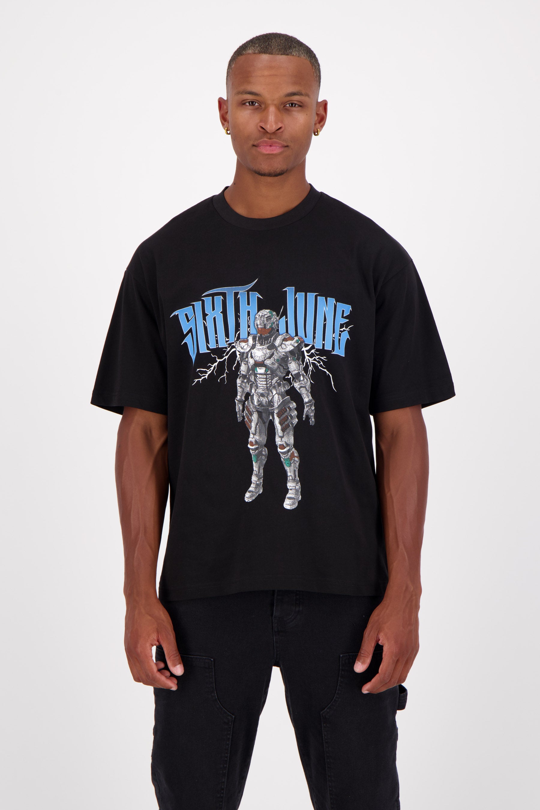 Transformer print Tee 25175-BLAC