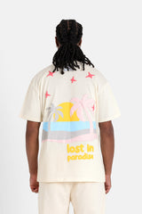 Lost In Paradise ss Tshirt 25205-BEIG