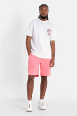 Flower SJ Square ss Tshirt  25206-WHIT