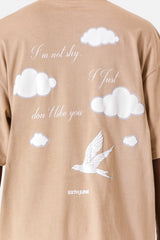 SS t-shirt cloud 25207-SAND