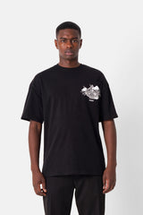 T-shirt short sleeves as de pique 25354-BLAC