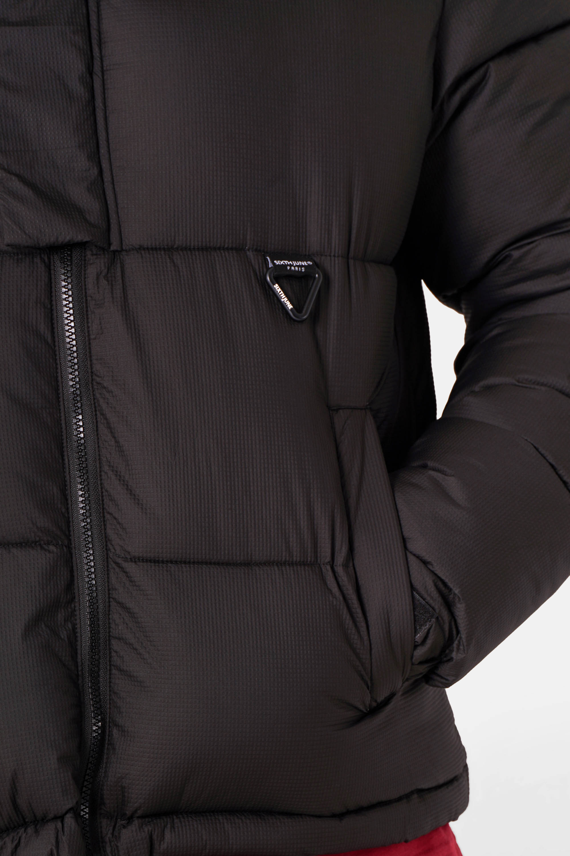 Puffer textured 25394-BLAC