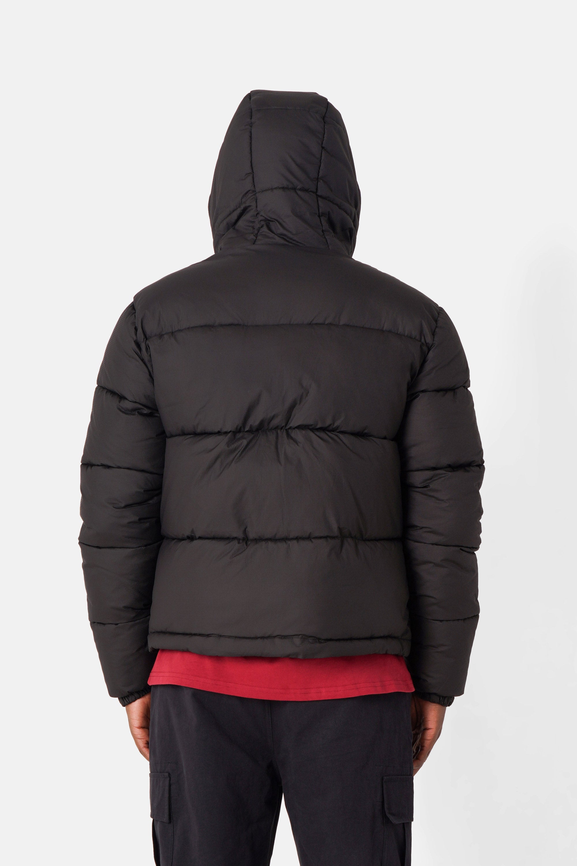 Puffer textured 25394-BLAC