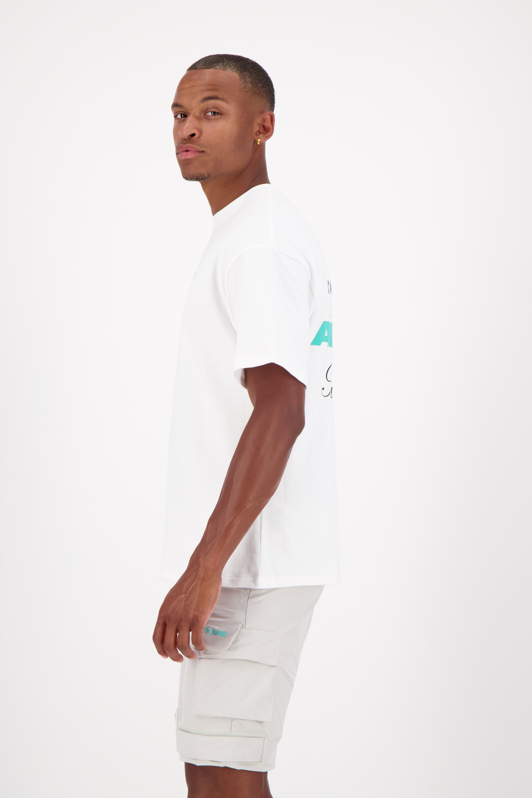T-shirt short sleeves atelier 25411-WHIT
