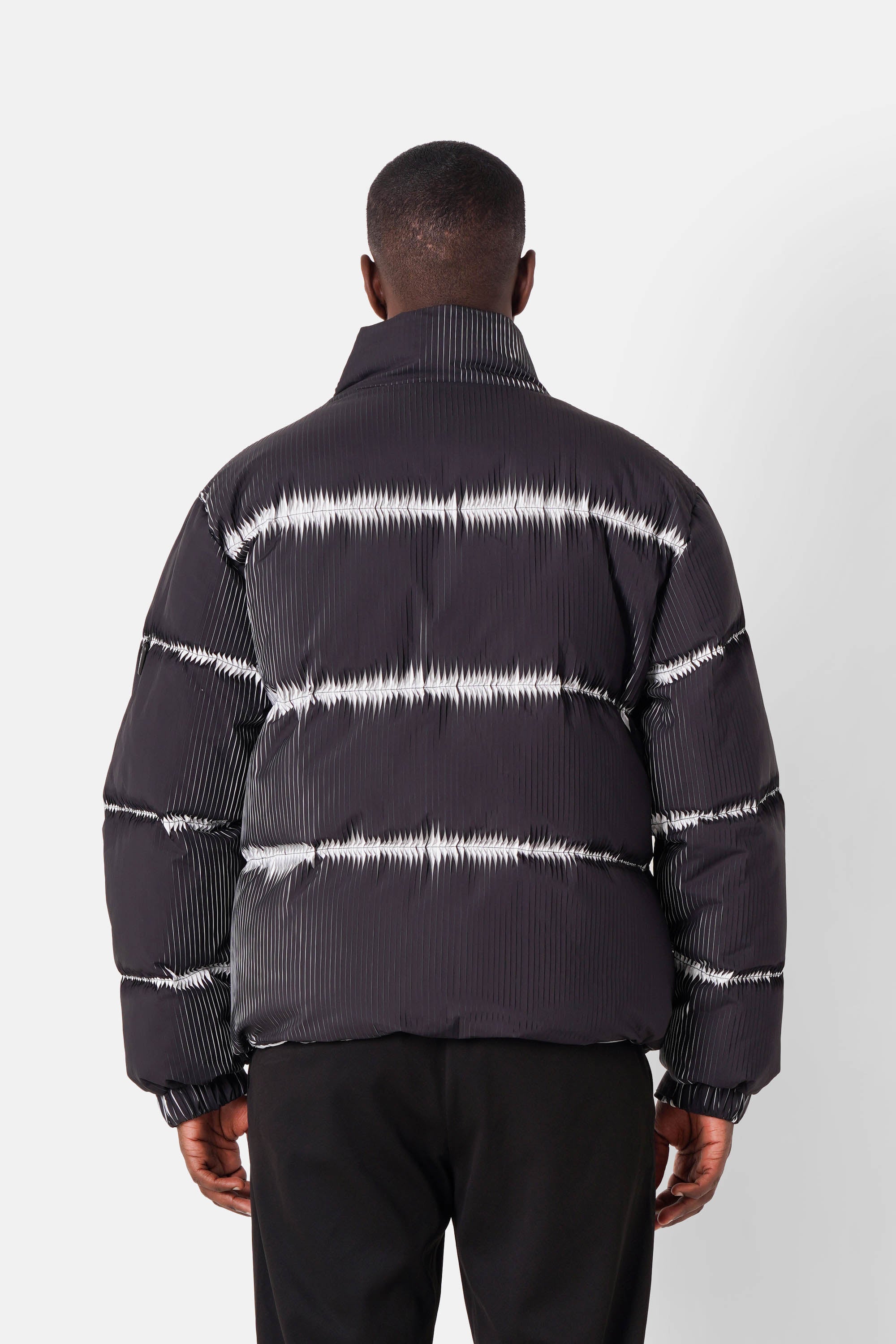 Puffer pleated 25423-BKWH