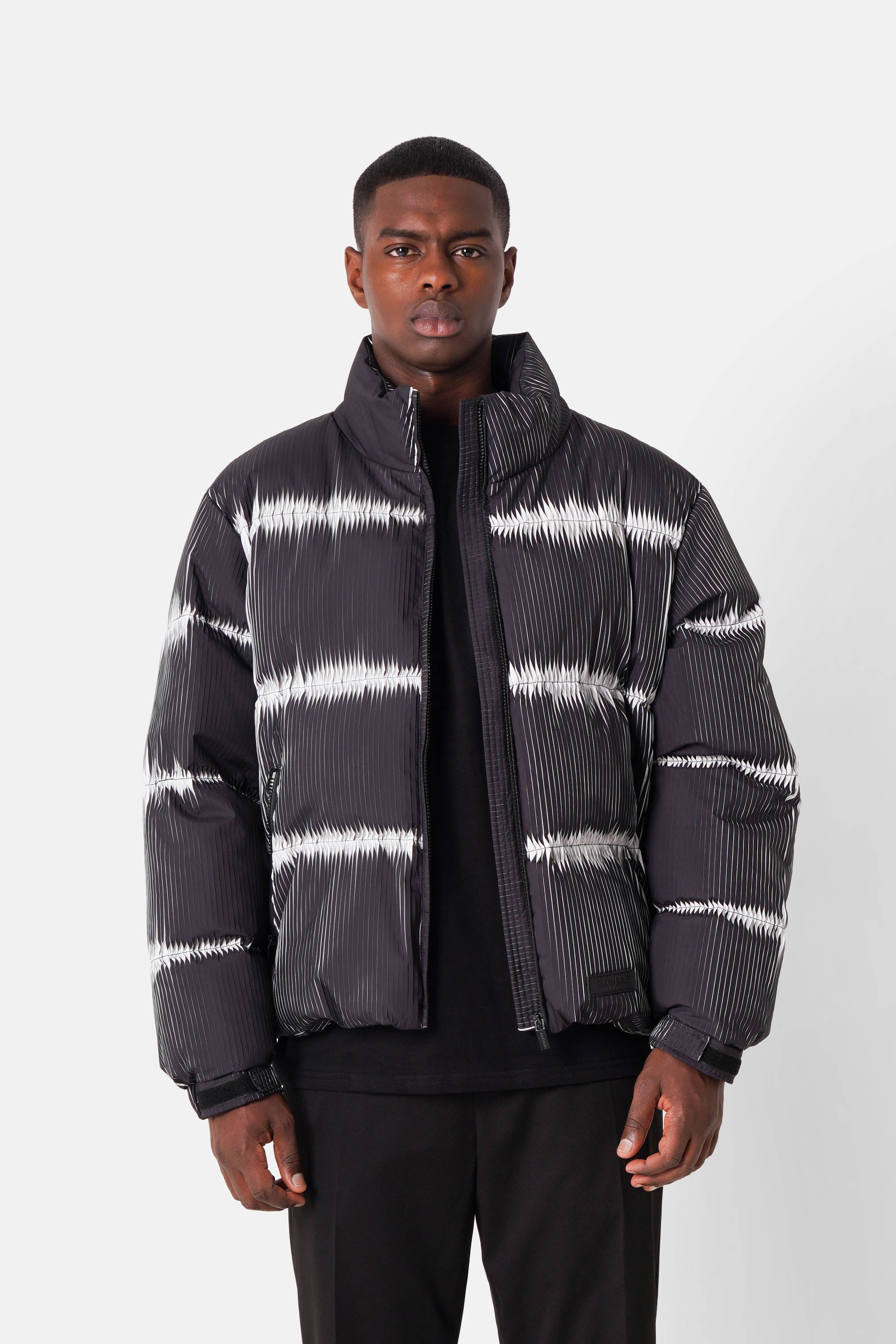 Puffer pleated 25423-BKWH