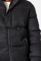 Puffer textured 25424-BLAC