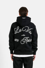 Hoodie La Vie En Rose Chain 25464-BLAC