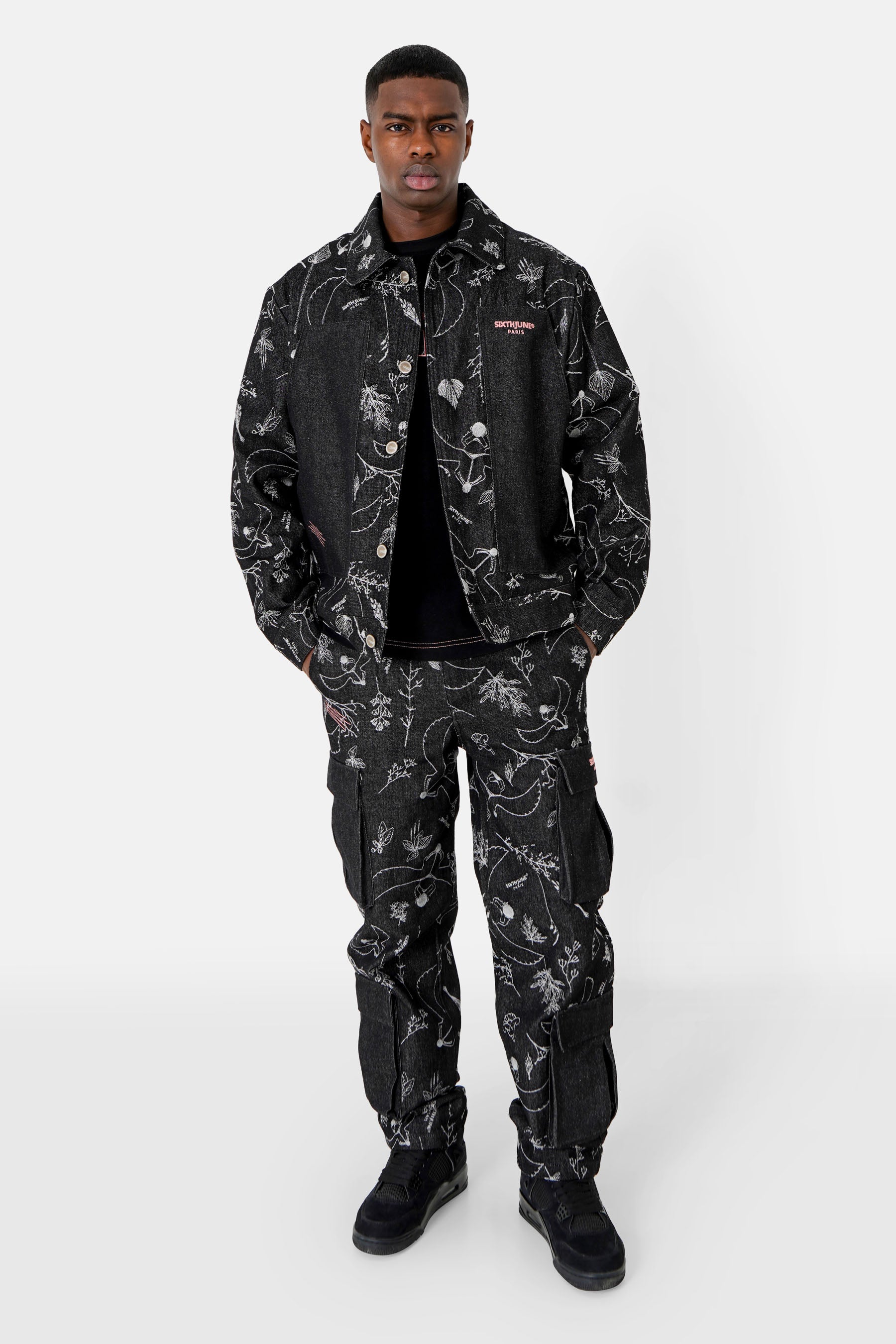 Jacket Denim Carpenter Royal Beetle Graphic 25500-BLAC