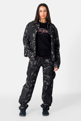 Cargo Denim Pants Royal Beetle Graphic 25501-BLAC