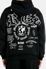 Hoodie CREW Graphic 25595-BLAC