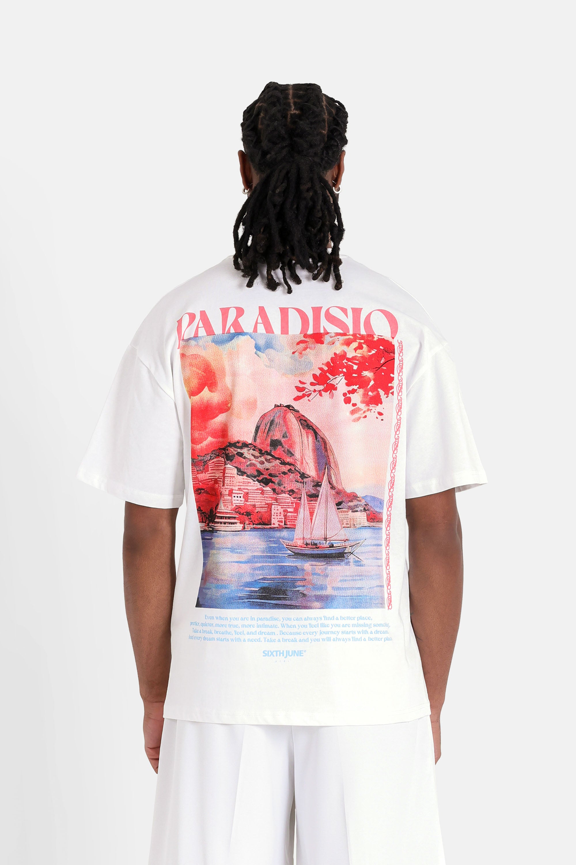 Acucar Rio View ss Tshirt 25667-WHIT