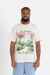 Life in Grandeur ss Tshirt 25677-BEIG