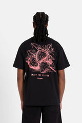 Strawberry ss Tshirt 25678-BLAC