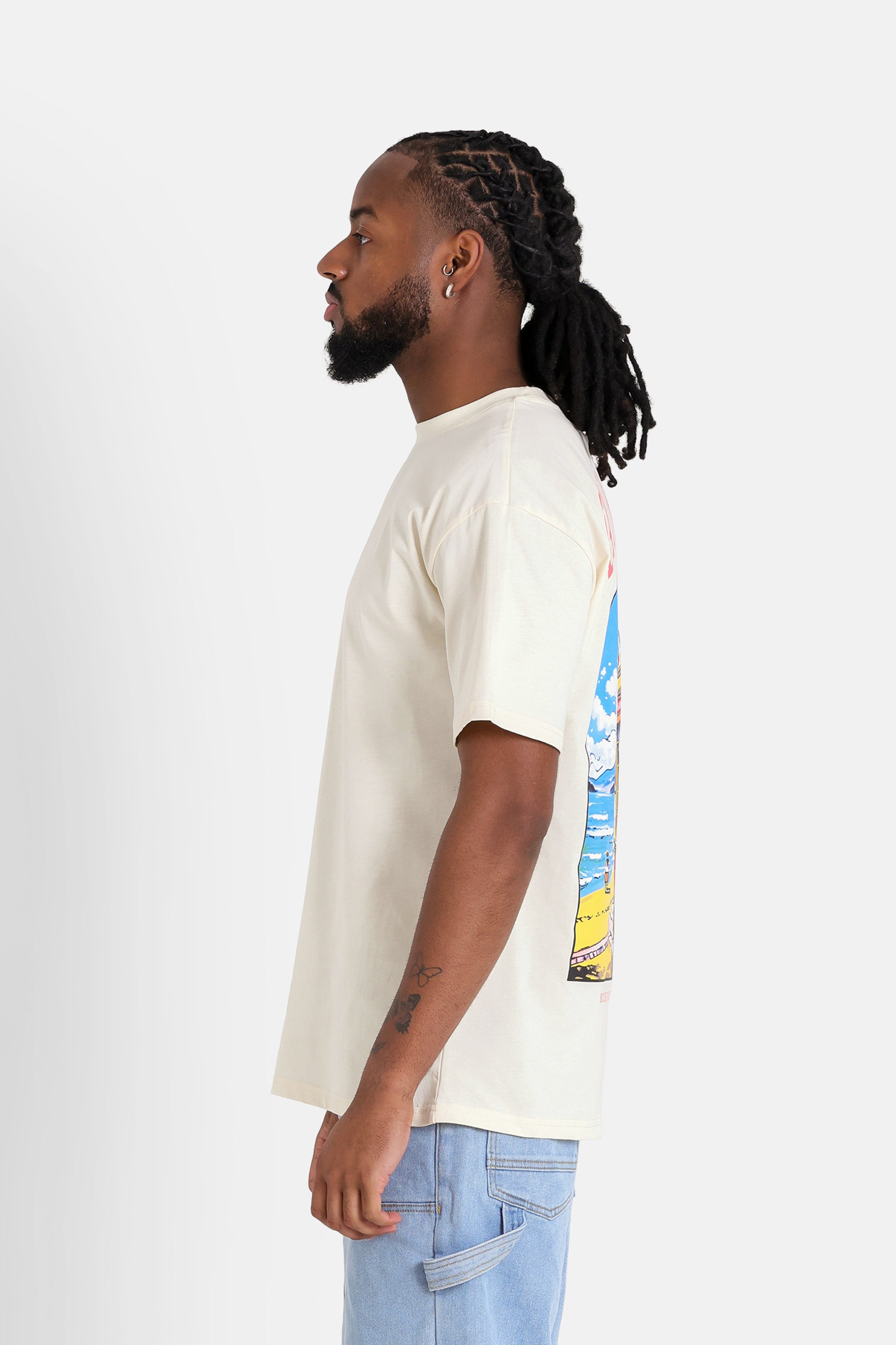 6 Eleven ss Tee 25680-BEIG