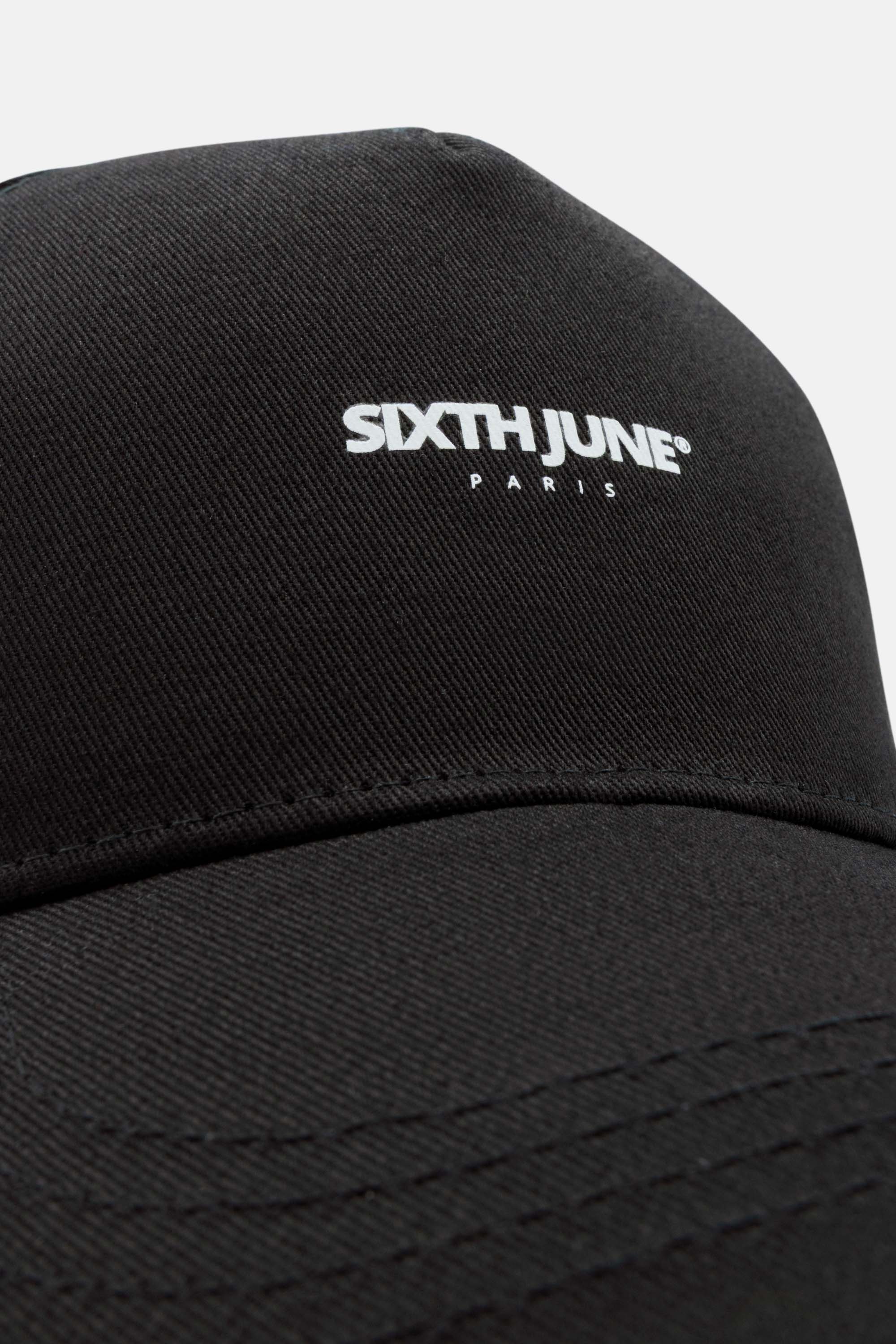 Essential Sixth June 6 panel Cap 25686-BLAC