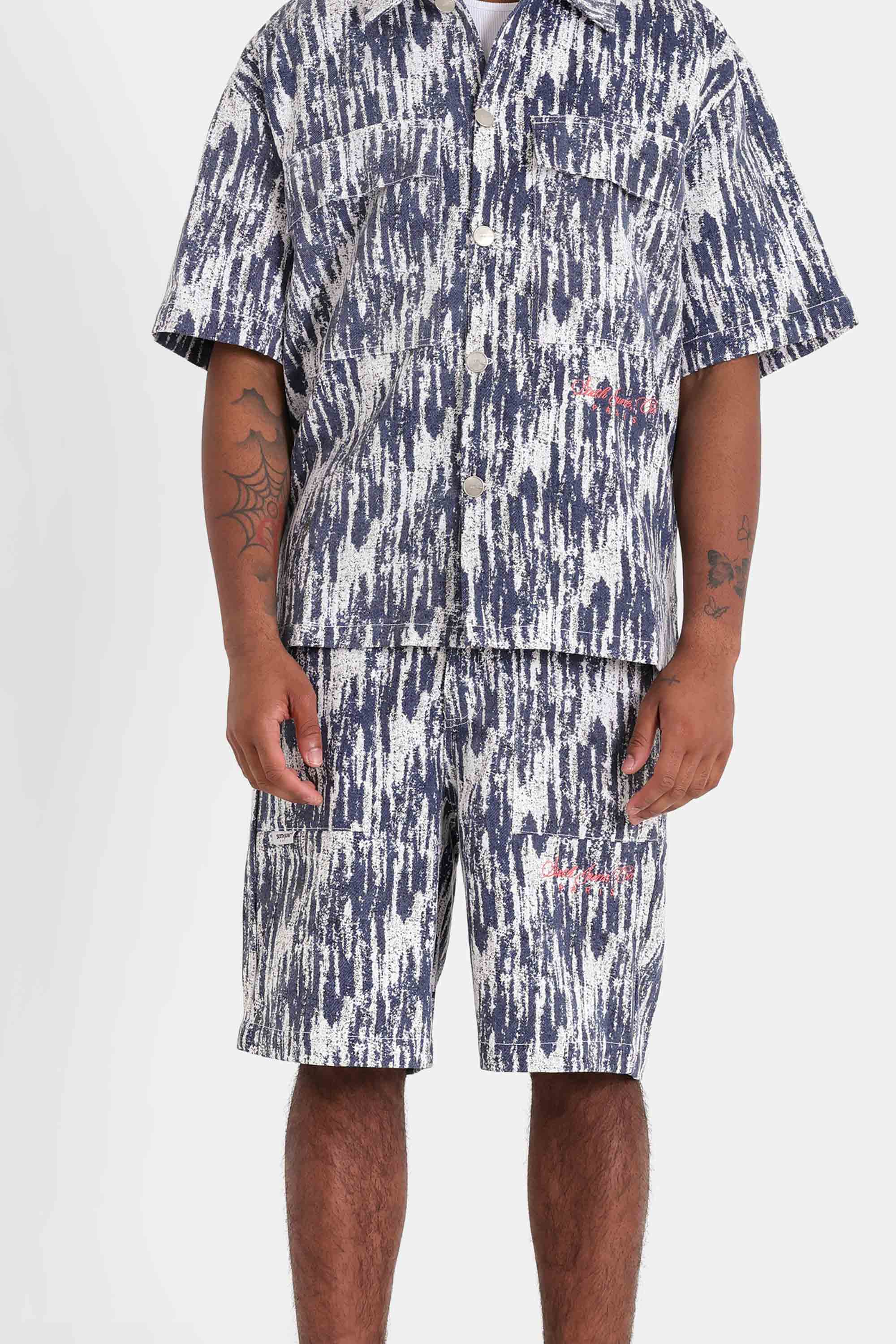 Workwear Shorts 25688-BLUE