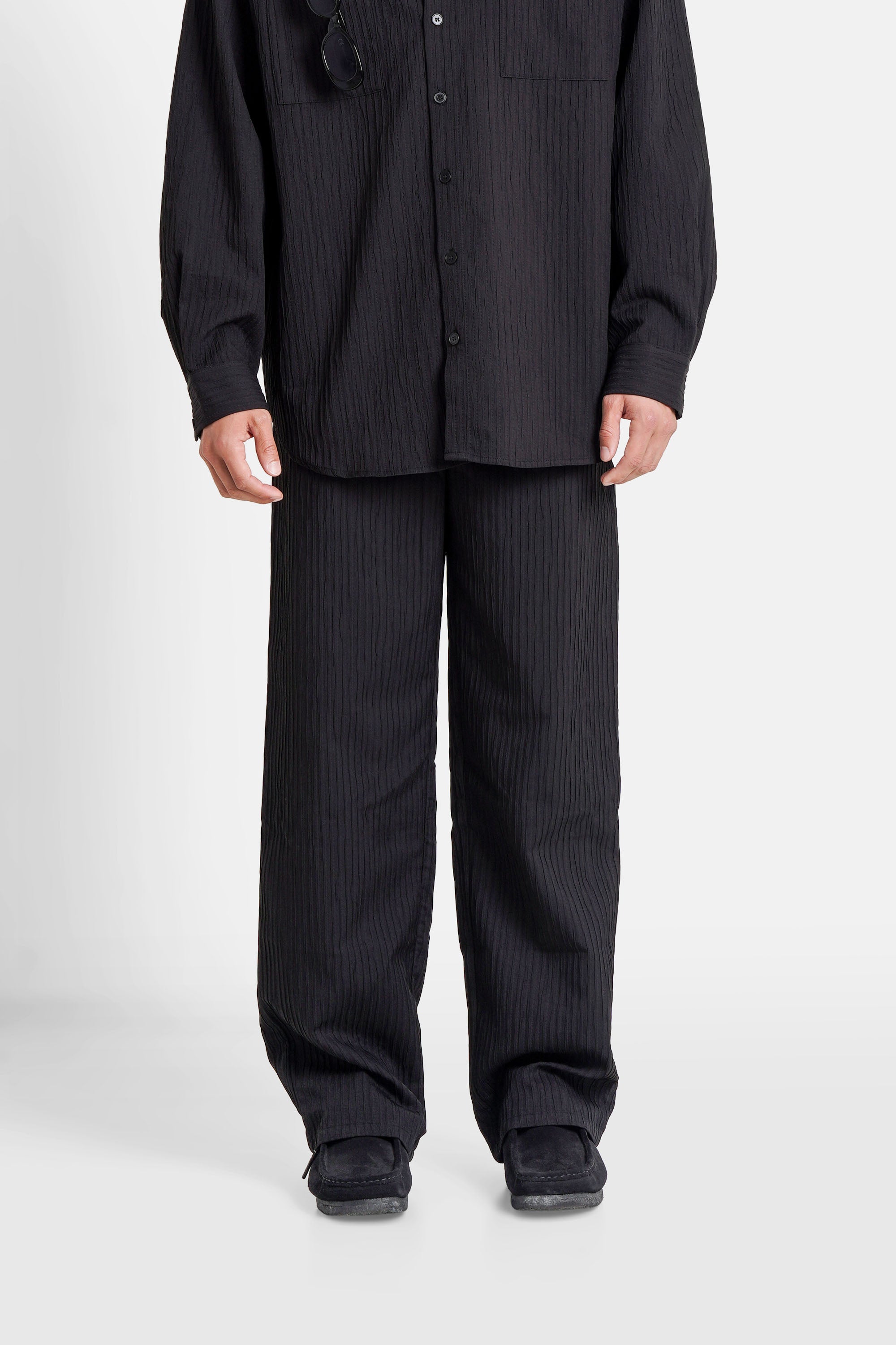 Sixth June Textured Pants 25697-BLAC