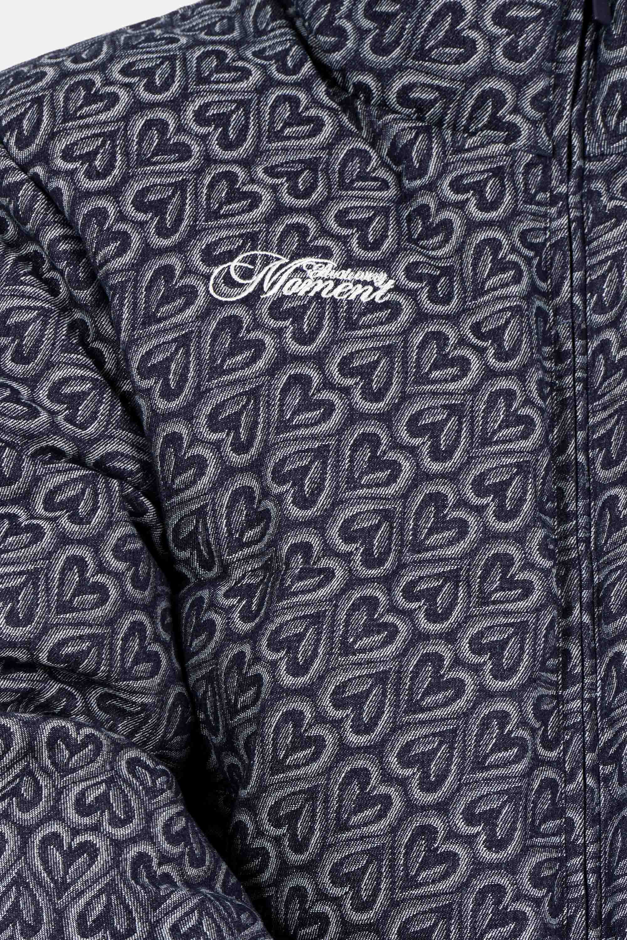 Denim Heart Pattern Sixth June Puffer 25713-DBLU