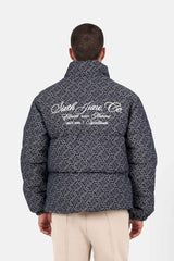 Denim Heart Pattern Sixth June Puffer 25713-DBLU