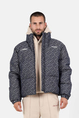 Denim Heart Pattern Sixth June Puffer 25713-DBLU