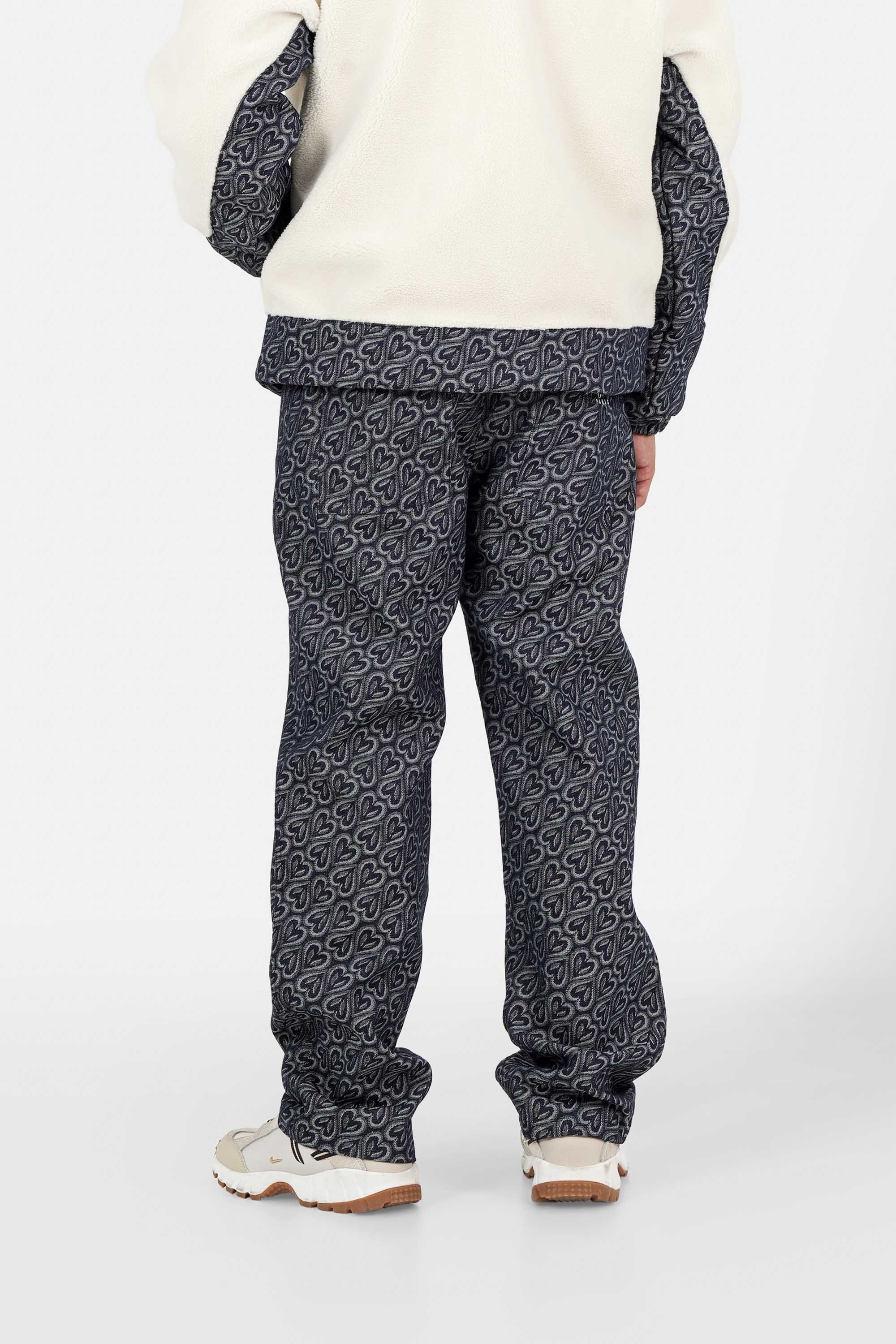 Denim Heart Pattern Sixth June Jeans 25714-DBLU