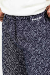 Denim Heart Pattern Sixth June Jeans 25714-DBLU