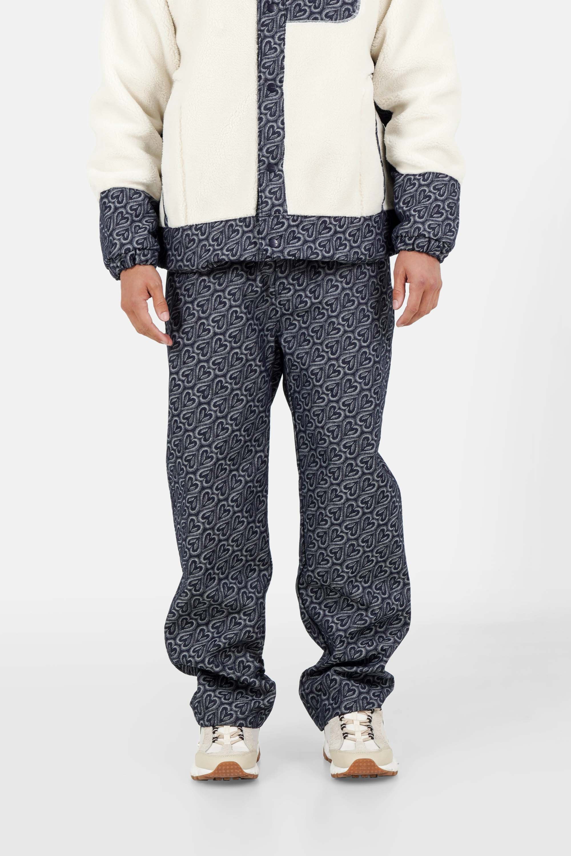 Denim Heart Pattern Sixth June Jeans 25714-DBLU