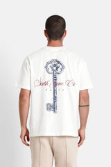 The Key Sixth June Signature Print ss Tshirt 25715-OFFW