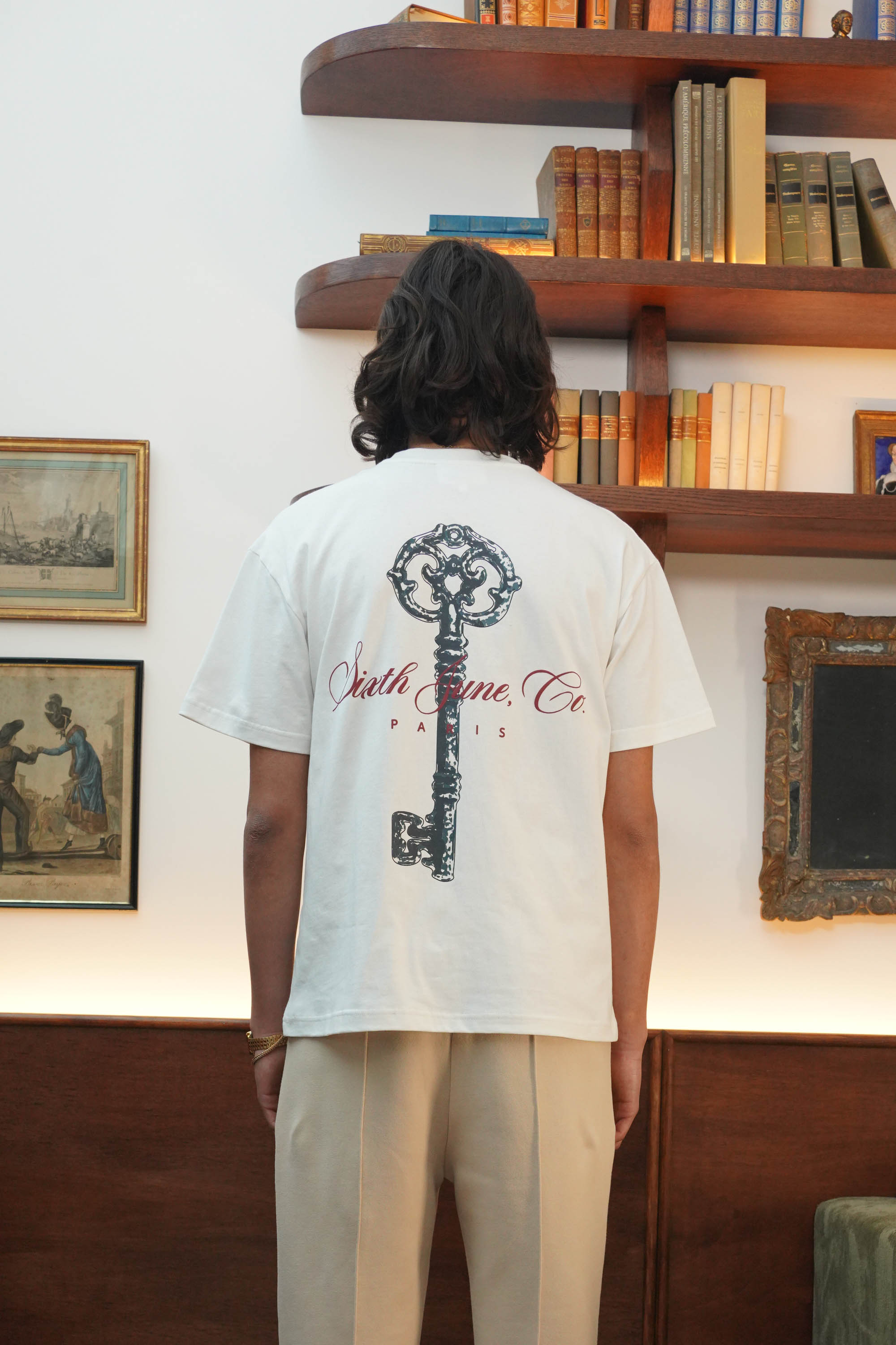 The Key Sixth June Signature Print ss Tshirt 25715-OFFW