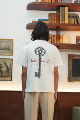The Key Sixth June Signature Print ss Tshirt 25715-OFFW