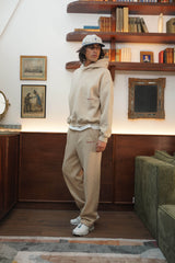 Sixth June Signature Print Joggers 25717-BEIG