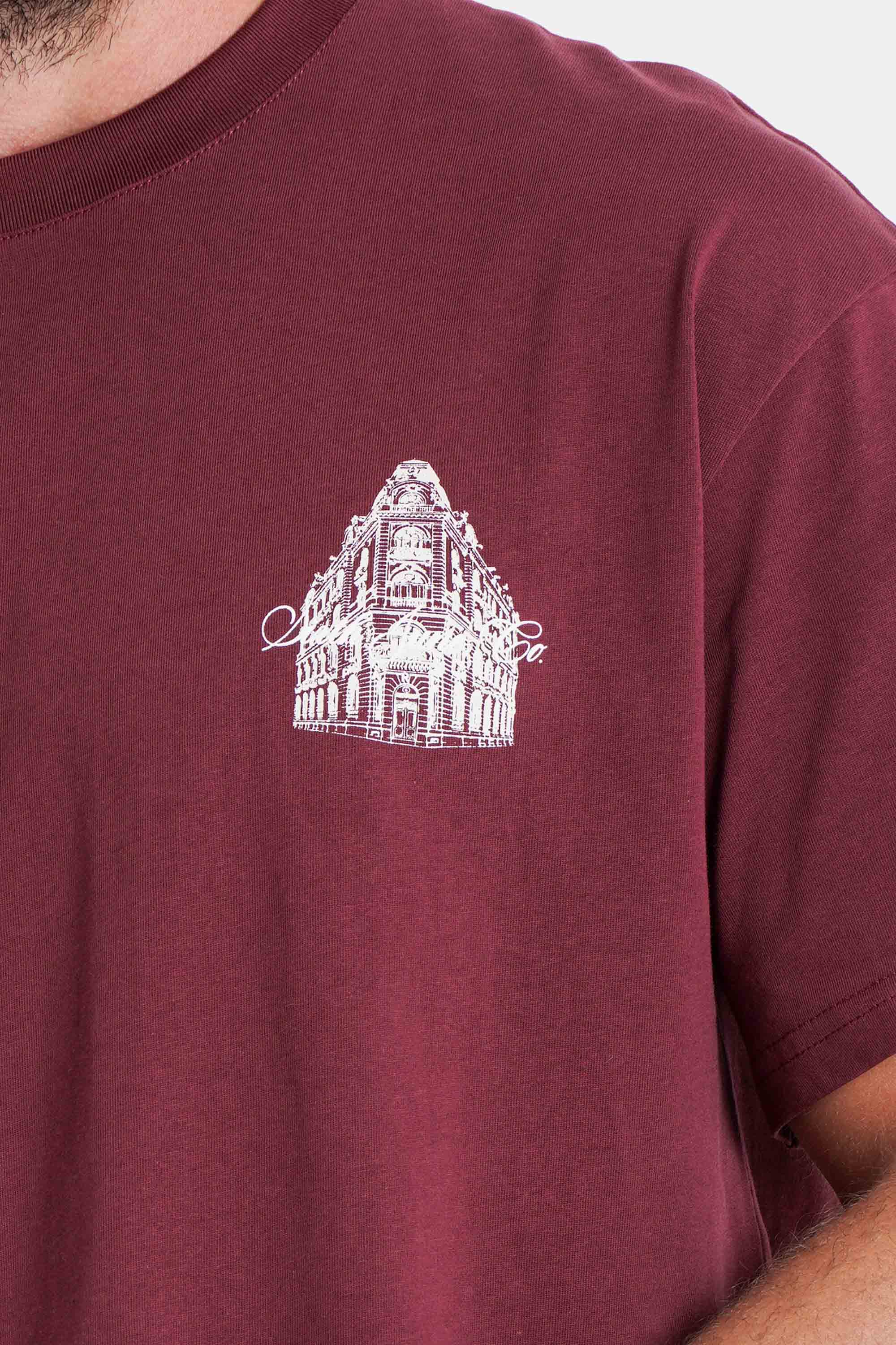 Maison Sixth June Print Tshirt 25718-BURG