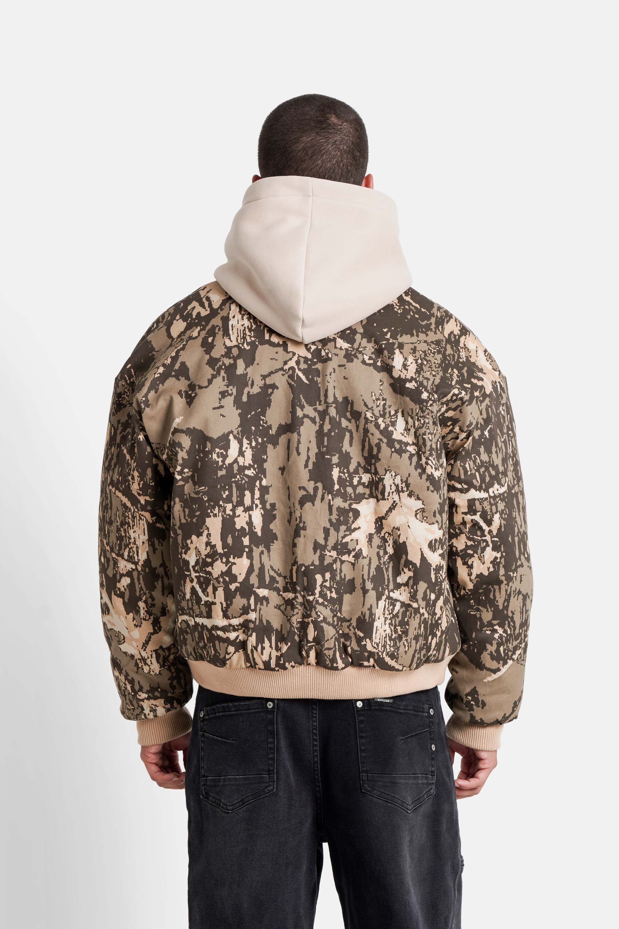 Digital Camo Sixth June Boxy Jacket 25722-BROW