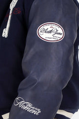 Maison Sixth June Varsity Jacket 25725-NAVY